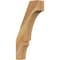 Ekena Millwork 4"W x 12"D x 24"H Balboa Rough Sawn Knee Brace, Western Red Cedar BRC04X12X24BOA00RWR - alternate 1